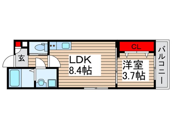 ウイルビィ新松戸の物件間取画像